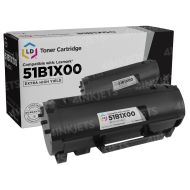 Compatible Extra High Yield Black Toner for Lexmark 51B1X00