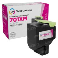 Compatible Lexmark 701XM Extra High Yield Magenta Toner