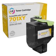 Compatible Lexmark 701XY Extra High Yield Yellow Toner
