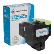 Compatible 78C1XC0 Extra HY Cyan Toner for Lexmark