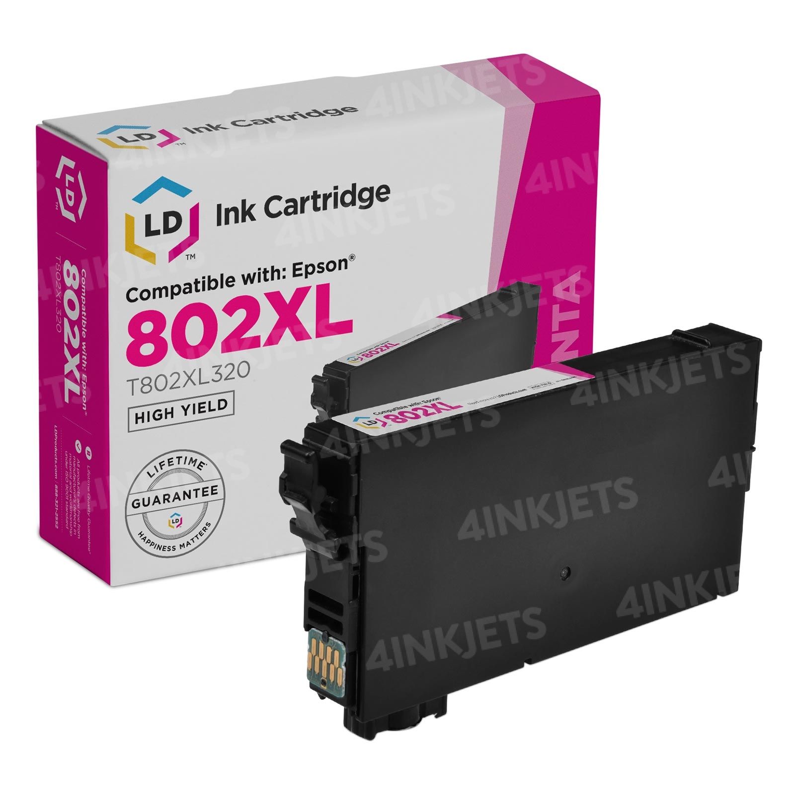 Epson 802XL Magenta Ink Cartridge - 4inkjets