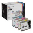 Set of 4 Brother Compatible LC51 Ink Cartridges: BCMY