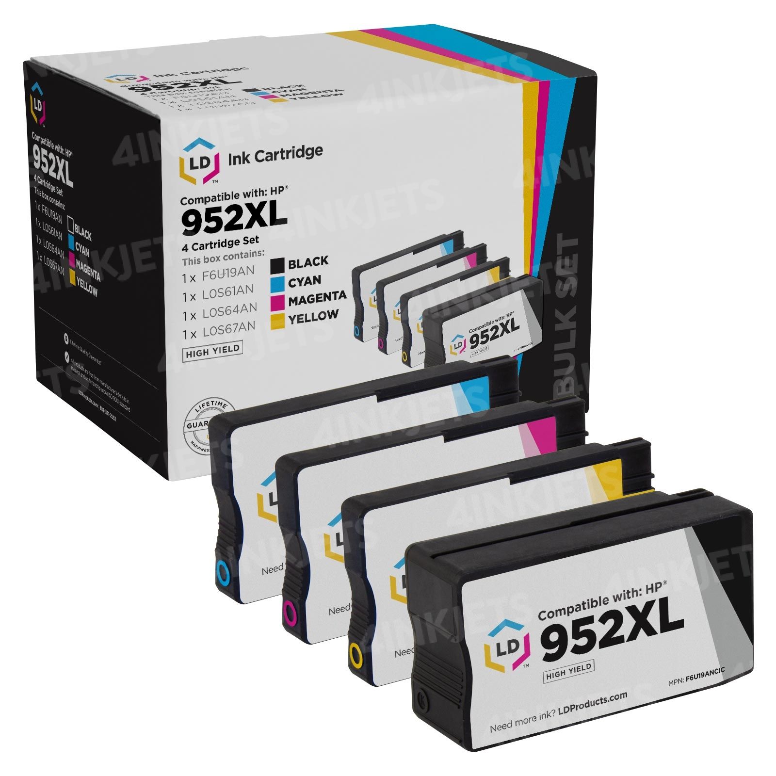4-Pack of HP 952XL of Ink Cartridges - Customers Love This Product