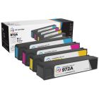 LD Compatible Set of 4 Ink Cartridges for HP 972A