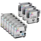 Compatible LC107 and LC105 Set of 9 Super HY Ink Cartridges for Brother