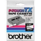 OEM Brother TX2311 Black on White Tape