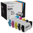 LD Compatible Set of 5 Ink Cartridges for HP 564XL