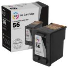 LD Remanufactured C6656AN / 56 Black Ink for HP