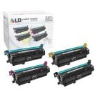 LD Remanufactured Replacement for HP 649X (Bk, C, M, Y) Toners
