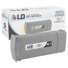 LD Remanufactured CM997A / 761 Extra High Yield Matte Black Ink for HP