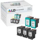 LD Remanufactured Black & Color Ink Cartridges for HP 94 & 97