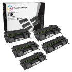 5 Pack of Canon Compatible 119 Black Toners