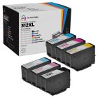 Remanufactured T312XL 6 Piece Set of Ink for Epson