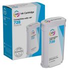 LD Remanufactured F9J67A 728 Cyan Ink for HP