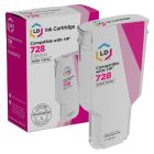 LD Remanufactured F9K16A 728 High Yield Magenta Ink for HP