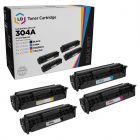 4 LD Compatible Replacement Toner Cartridges for HP 304A