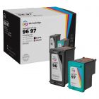 2-Pack of HP 96 & 97 Remanufactured Ink Cartridges