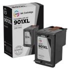 LD Remanufactured CC654AN / 901XL HY Black Ink for HP