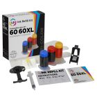 LD Ink Refill Kit for HP 60 and 60XL Color