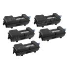 5 Pack of Compatible Kyocera-Mita TK-3172 Black Toners