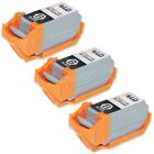 Compatible BCI11Bk Black Set of 3 Ink Cartridges for Canon