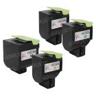 Compatible Lexmark LEX71B1HSET HY Set Of 4 Toners