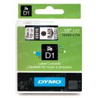 OEM Dymo 45010 1/2" Black on Clear Tape