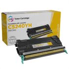 Lexmark Remanufactured C5240YH High Yield Yellow Toner for the C524