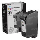 LD Remanufactured 51645A / 45 Black Ink for HP