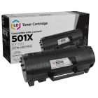 Compatible Lexmark 501X Extra High Yield Black Toner