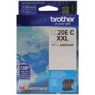 Original Brother LC20EC Super HY Cyan Ink Cartridge