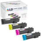 Compatible Set of 4 (Bk, C, M, Y) HY Toners for the Dell Laser H625 and H825