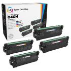 Compatible Canon 040 High Yield (Black, Cyan, Magenta, Yellow) Set of 4 Toners