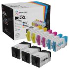 Set of 9 Compatible HY Inkjet Cartridges for HP 902XL