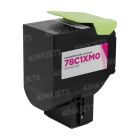 Lexmark Compatible 78C1XM0 Extra High Yield Magenta Toner Cartridge
