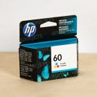 Original HP 60 Ink Cartridge, Tri-Color CC643WN