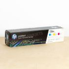 Original HP 126A C/M/Y Toner 3-Pack, CF341A