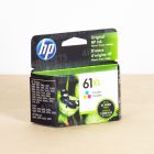 Original HP 61XL High-Yield Color Ink Cartridge in Retail Packaging, CH564WN