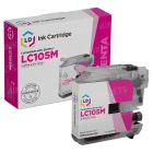 Compatible LC105M Super High Yield Magenta Ink for Brother