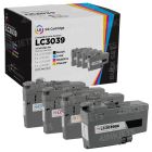 Set of 4 Brother Compatible LC3039 Ultra HY Ink Cartridges: BCMY