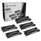 Compatible Canon 057H HY Black Toner 5 Pack