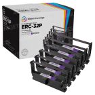 Epson Compatible ERC-32P Purple POS Ribbon, 6-pack