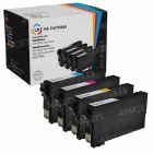 Remanufactured 822XL 4 Piece Set of Ink Cartridges for Epson