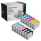 Remanufactured Epson 98/99 Bulk Set of 13 (3BK [High Yield] | 2 CMY|LC|LM [Standard yield]) Ink