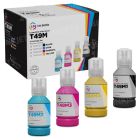 Compatible T49M 4 Piece Set of Ink Cartridges for Epson