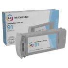 LD Remanufactured C9470A / 91 Light Cyan Ink for HP