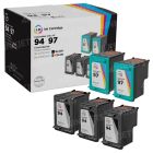 LD Remanufactured Black & Color Ink Cartridges for HP 94 & 97