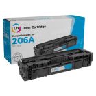 Compatible HP 206A Cyan Standard Yield LaserJet Toner Cartridge (W2111A) Prints 1,250 Pages with ink level chip