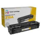 Compatible HP 218A Yellow Toner W21821A 1.2k Pages  with ink level chip
