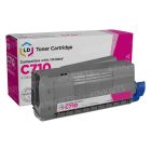 Compatible 43866102 Magenta Toner